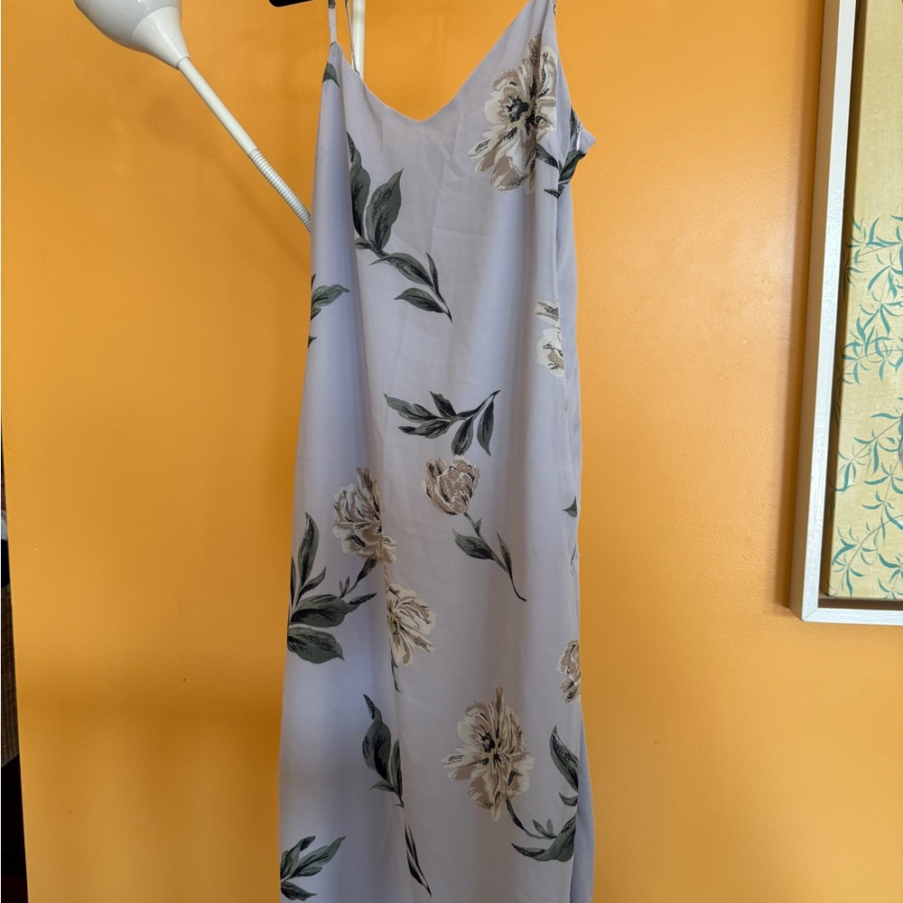 TOBI Floral Slip Dress in Lavender